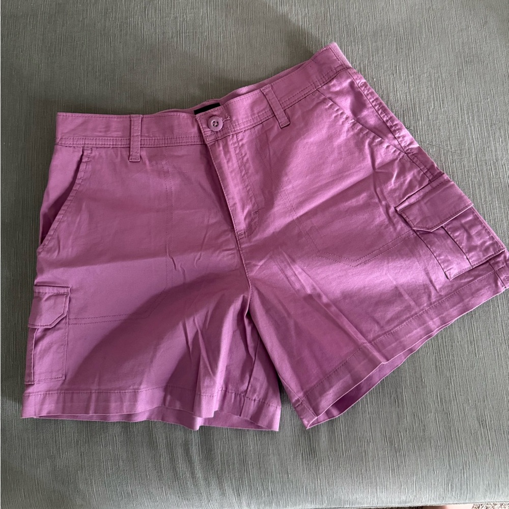 Lee Women's Lavender Cargo Shorts